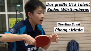 Der Beste U13 Spieler BadenWürttembergs  TPhong1974TTR  RIrimia1987TTR [upl. by Mauricio]