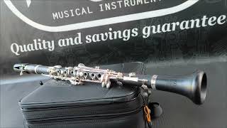 Backun Alpha Plus Grenedilla Wood amp Silver Keys Clarinet [upl. by Yul]