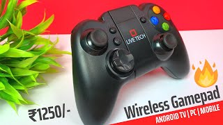 Best Wireless Gamepad for Mobile Android TV and PC  Live Tech Yo Man Wireless Gamepad Controller [upl. by Aksehcnarf]