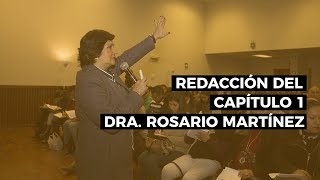 Aprende a redactar el primer capítulo de la tesis  Dra Rosario Martínez [upl. by Ecart]