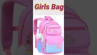 🙍‍♀️Girls School Bag🎒 Vs 🙍Boys School Bag🎒 schoolbag bag girls boys shorts [upl. by Tatiania]