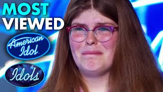 The MOST VIEWED American Idol Audition EVER  Idols Global [upl. by Liew]