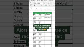 Comment associer deux cellules rapidement sur Excel [upl. by Auqenahs]