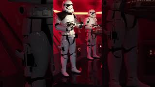 Stormtroopers standing guard at Rise of the Resistance ride starwars riseoftheresistance [upl. by Reeba]