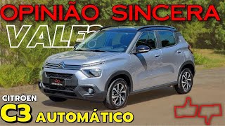 Citroen C3 Feel Pack 16 automático 2023  É bom Vale a pena Preço consumo problemas [upl. by Rancell]