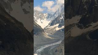 Mer de Glacé Mont Blanc Massif Chamonix 🏔️❄️🇫🇷 hiking montblanc france [upl. by Ydospahr]