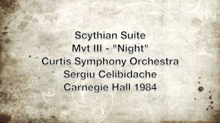 Scythian Suite  Mvt III  quotNightquot  Prokofiev [upl. by Marguerite]