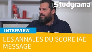 Annales Score IAE Message  un ouvrage indispensable [upl. by Ahsuatan]