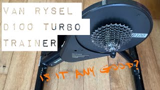 Van Rysel D100 Direct Drive Turbo Trainer [upl. by Naillig]