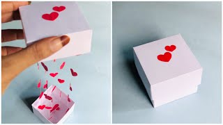 Diy ideas  gift box  paper craft  cute gift box [upl. by Elyrehc]