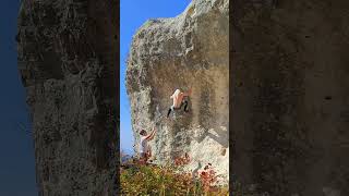 Bouldering 8aV12 quotНечистьquot Crimea outdoorclimbing rockclimbing bouldering [upl. by Doig]