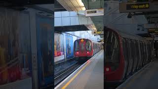 District Line S8Stock Departing Hammersmith [upl. by Pernell]