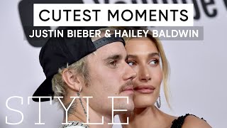 Justin Bieber and Hailey Baldwins most iconic couple moments  The Sunday Times Style [upl. by Ahsilac]