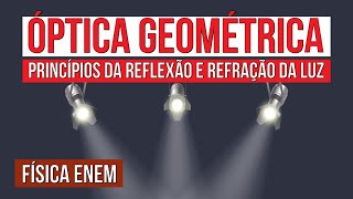 ÓPTICA GEOMÉTRICA princípios da reflexão e refração da luz  Física para o Enem  Flaverson Batista [upl. by Annoit]