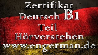 Zertifikat Deutsch B1  Hörverstehen B1  Modelltest 7 [upl. by Ahsitnauq454]