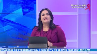 EN VIVO QHUBO NOTICIAS MERIDIANO CON BRENDA MONCADA ONAN FIGUEROA [upl. by Airdnna]