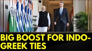 Greece India Relations  Greece India Heading Towards Doubling Bilateral Trade By 2030 PM Modi [upl. by Rotman866]