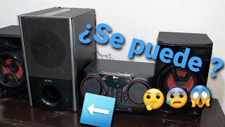 conectar dos bocinas o subwoofer a una sola salida o canal y como bajar o subir la impedancia ohms [upl. by Prent]