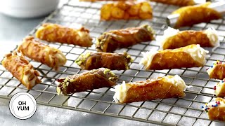 Professional Baker Teaches You How To Make CANNOLI [upl. by Wauters]