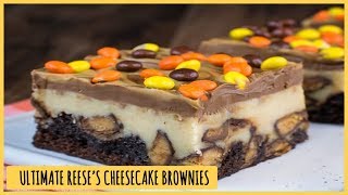 Ultimate Reeses Cheesecake Brownies [upl. by Hanny]