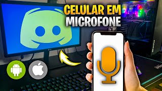 COMO USAR SEU CELULAR COMO MICROFONE NO PC VIA USB  IOS E ANDROID [upl. by Akoek]