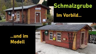 Sächsische SchmalSpur G  Bahnhof Schmalzgrube im Modell  LGB  Spur G  Gartenbahn [upl. by Mcferren530]