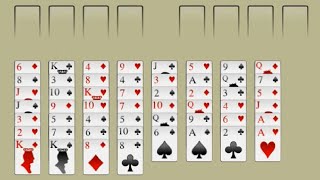 Wie spielt man Freecell Patience  Regeln und Anleitung Deutsch [upl. by Noelc103]