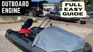 Outboard Engines For Beginners  Small Inflatable Boat  Complete Guide  Tohatsu 98HP [upl. by Orgalim972]