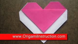 How to Make an Origami Heart Note Holder [upl. by Eanrahc457]