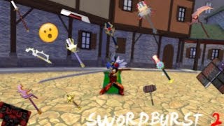 Swordburst 2 ALL LEGENDARY WEAPONS SHOWCASEl Outdated [upl. by Ayian]