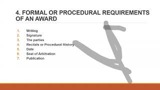 HOW TO WRITE INTERNATIONAL ARBITRATION AWARD  DatukProf Sundra Rajoo Founding President AIADR [upl. by Elvyn]