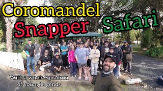 Coromandel Snapper Safari 2024 with a whole Squadron of Young Legends [upl. by Aitetel]