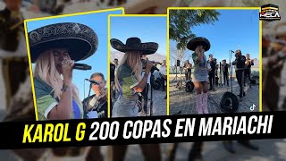 KAROL G GRABA 200 COPAS VERSION MARIACHI [upl. by Nairot235]