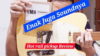 Review Jet Guitar JT 300  Upgrade YMS Pickups Hot Rail Series  Pickup Hot Rail Telecaster [upl. by Truc325]