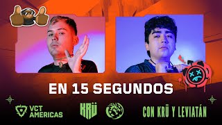 Habilidades de VALORANT en 15 segundos con KRÜ y LEV  VCTAmericas  Esports  VALORANT [upl. by Ailak]