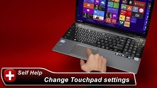 Toshiba HowTo Changing your touchpad settings [upl. by Kynan128]