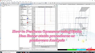 How to Perform Opensees using Etabs Non linear static procedures or pushovers Analysis [upl. by Myrt]