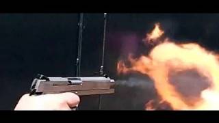 Coonan 357 Magnum firing at 600 framessecond slow motion [upl. by Hendrick]