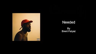 Needed by Brent Faiyaz  Karaoke with BACKING VOCALS [upl. by Dippold]