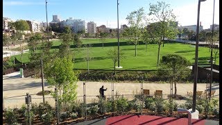 Barcelona Así es el nuevo Parc de Les Glòries [upl. by Otilegna]