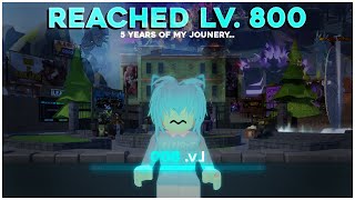 How I reached level 800 5 years of my journey  Tower Defense Simulator [upl. by Aicirpac352]