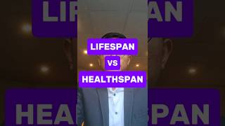 Beda lifespan vs healthspan health hidupsehat [upl. by Ydnagrub]