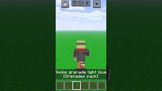 LIGHT BLUE SMOKE GRENADE IN MINECRAFTminecraftminecraftgamplaygamelikeandsubscribesubscribe [upl. by Elburt580]