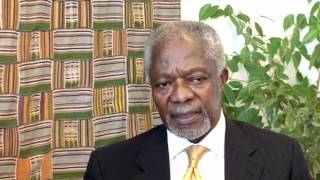 SecretaryGeneral Kofi Annan Interview at Macalester  March 2011 [upl. by Adis]