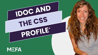 IDOC and the CSS Profile [upl. by Douville]