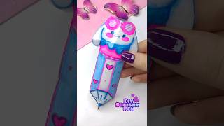 DIY Cinnamoroll squishy pen 🖊️  how to make squishy pen  fati craft world [upl. by Calia]