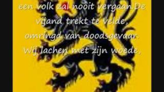 Vlaams Volkslied  De Vlaamse Leeuw lyrics [upl. by Perkoff]