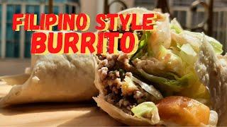 Filipino Style Burrito  How to make Filipino Style Burrito [upl. by Atilrac121]