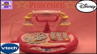 Vtech Dial n Learn Disney Princesses Telephone toy [upl. by Juback]