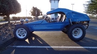 Dune Buggy Manx Sand Rail Video California Marina Fishing Boats Review At the Marina  Docks [upl. by Rech]